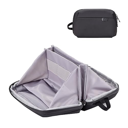 Mini Electronics Travel Organizer Pouch, Small Storage Case for Cable/Charger & Cords/Tech Essentials (Black-Mini) - color: Black-Mini