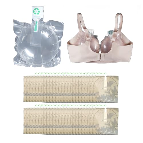 Ouliget Portable Bra Underwear Inflatable Bag,Bra Support Bag for Preventing Deformation,Traveling Lingerie Protective Organizer Bag,50 Pieces