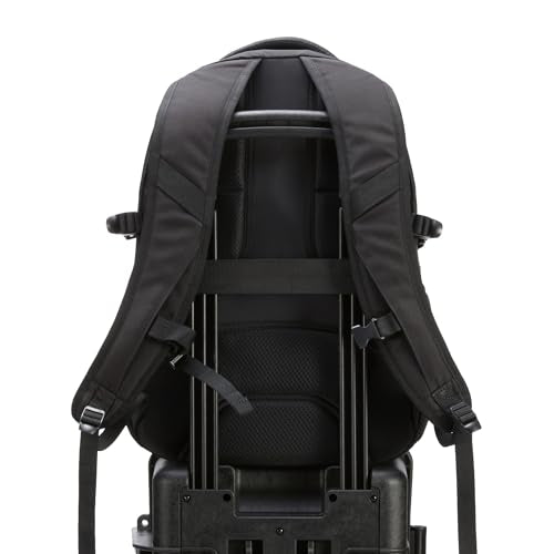 Amazon Basics Travel Laptop Backpack with Multiple Pockets and Compartments for 15.6 inch Laptop, Water Resistant, Spacious with Padded Shoulder Straps, Black | for 15.6 inch Laptop - size: 15.6"