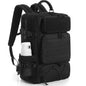 Tactical Backpack for Men, 35L Travel Military Backpack with Shoe Compartment, 1000D Water Resistant Molle Army Tactical Gear Assault Pack Bag Rucksack for Outdoor Survival Hiking Gym, Black - color: Black 35l