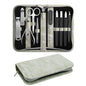 Manicure Pedicure Set, Nail Clipper Set 10-Piece Set Professional Manicure Kit Nail Kit with Portable Travel Case Gift for Men Boyfriend Parent(Light Green) - color: light green