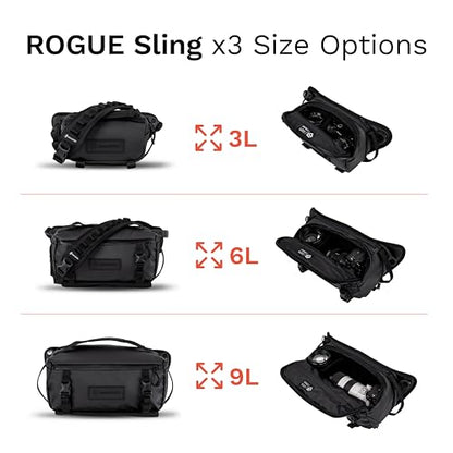 WANDRD ROGUE V1 9L Sling: Compact Camera Sling and Crossbody Bag with Fast Access, 3-Way Carry– Lightweight Everyday Bag Great for Travel, Photography, and Daily Use (Wasatch Green) - color: Wasatch Green, style: 9l