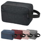 DSYSC Travel Toiletry Bag for Women Men, Small Makeup Bag, Water-Resistant Cosmetic Bag, Cosmetic Pouch, Traveling Dopp Kit, Travel Essentials Accessories (Black) - color: Black