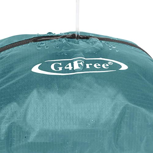 G4Free 20L Lightweight Packable Backpack Travel Hiking Daypack Foldable Backpack for Men Women - color: A-teal