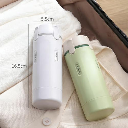 4 in 1 Travel Dispenser, 4 Pack 1OZ/30ML Travel Bottles with Stickers for Toiletries, Leak Proof Travel Size Containers, Portable for Shampoo Lotion Conditioner Cream Green