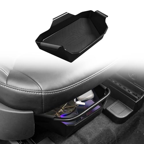 VaultsOnWheels Under Seat Storage Box Fit for 2022-2025 2026 Ford Maverick Accessories, Console Organizer Truck Tool Box Custom Fit Detachable Underseat Organizer (for Manual Seat ONLY) - size: 1)Maverick|2022+|Front Underseat Storage