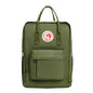 KALIDI Casual Laptop Backpack 15 Inches Classic Camping Rucksack Travel Outdoor Square Daypack College Hiking Gym Bag, Army Green - color: Army Green