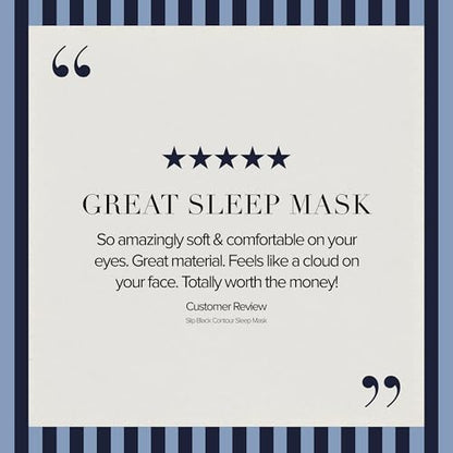 slip Pure Silk Contour Sleep Mask: Protect Your Delicate Lashes with Our Innovative, Lash-Friendly Design. Experience Uninterrupted Beauty Sleep with Slipsilk™ Comfort, 1 Contour Mask, Rest Day - color: Rest Day