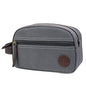 Timberland Men's Toiletry Bag Canvas Travel Kit Organizer - color: Charcoal