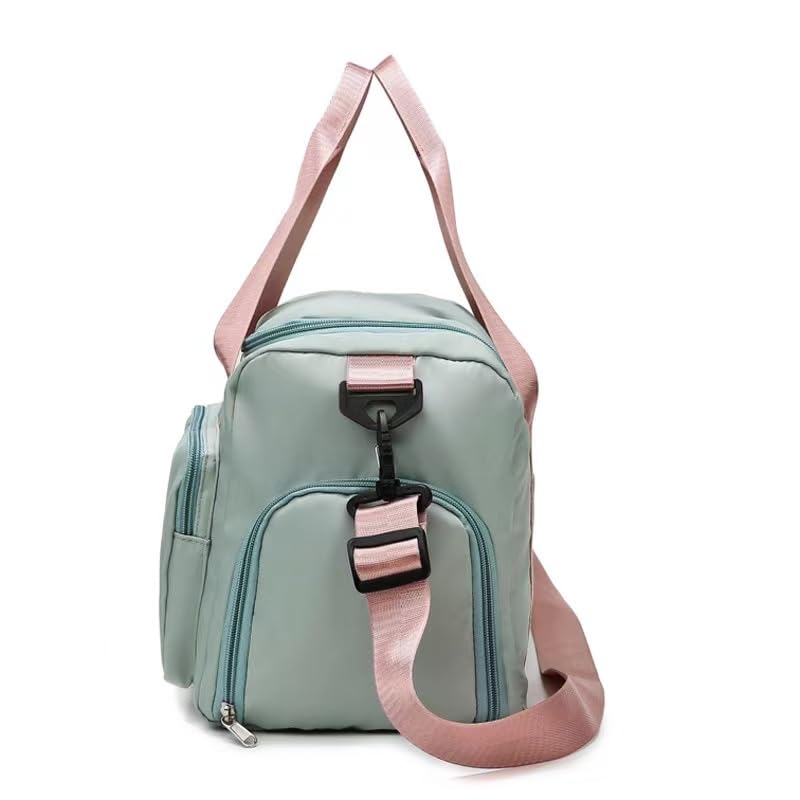 New Sports Tote Gym Travel Luggage Shopping Delivery Weekend Camping Overnight Bag(green) - color: green