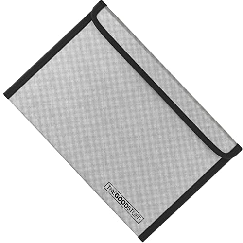 Fireproof Document Bag Envelope Size: 8" x 5" [2000°F Rated] Fireproof Cash Bags with Zipper Small Water and Fire Resistant Money Bag for Cash Storage, Fireproof Bags for Cash Fire Proof - style: Travel Wallet