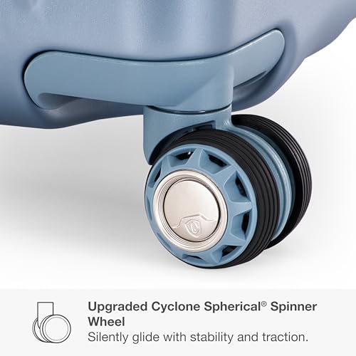Traveler's Choice Ultimax II Polycarbonate Hardside Luggage with Spinner Wheels, Teal, 25-Inch Medium Luggage - color: Teal, size: 25-Inch Medium Luggage