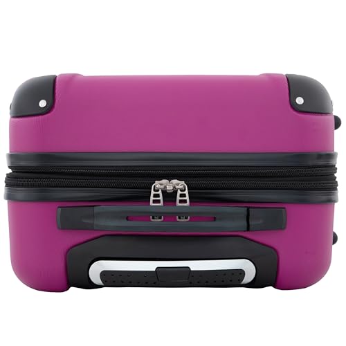 Travelers Club Chicago Hardside Expandable Spinner Luggage, Fuchsia, 22" Carry-On - color: Fuchsia, size: 22" Carry-On