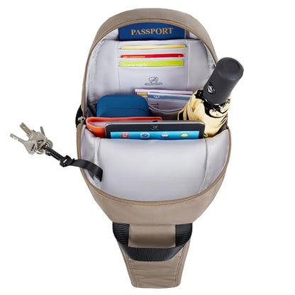 Travelon Anti-Theft Classic Sling Bag - color: Nutmeg