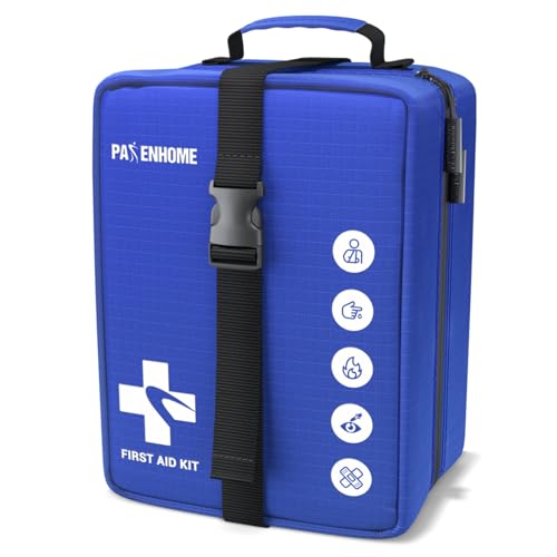 Professional 506 PCS First Aid Kit – 4-in-1 Detachable Emergency Medical Kit for Home, Car, Travel, Camping, Hiking, Workplace, Vehicle and Outdoor, Large First Aid Kit Survival