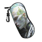Portable Leather Glasses Case Anti-pressure Glasses Bag Coin Purse Storage Bag Suitable for Men and Women - color: D