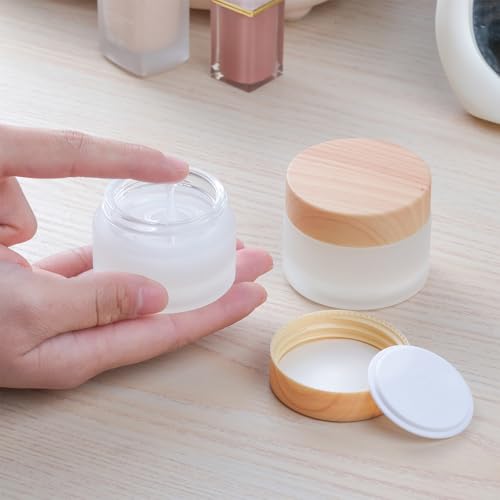 12-Pack White Matte Glass Bottles 1oz Cosmetic Containers for Skincare Travel-Friendly Refillable Leak-Proof Design - size: 1oz