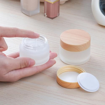 12-Pack White Matte Glass Bottles 1oz Cosmetic Containers for Skincare Travel-Friendly Refillable Leak-Proof Design - size: 1oz