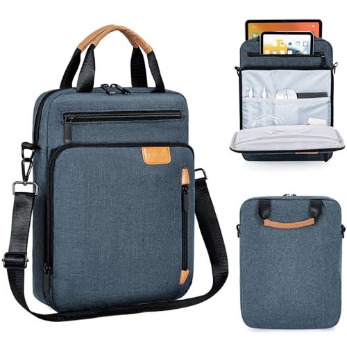 9-11 Inch Tablet Sleeve Bag, Padded Protective Travel Carrying Case for iPad A16 2025, iPad Air M4 11-inch 2026 M3 M2, iPad Pro M5/M4 11 inch, iPad 10/9/8/7th, Galaxy Tab A9+/S9/S8 11" - color: Blue, size: 9-11 Inch
