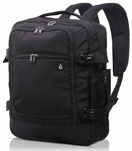 Aerolite 17x13x8” Jetblue Airlines Maximum Size Backpack Eco-Friendly Cabin Luggage Approved Travel Carry On Holdall Lightweight Shoulder Bag Flight Rucksack with YKK Zippers 5 Year Warranty - size: 17x13x8" JetBlue