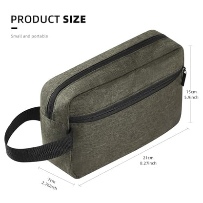 Icramsy Travel Toiletry bag Toiletry bag for women men Hanging Cosmetic bag Travel accessories for Women Men (Deep green) - color: Deep green