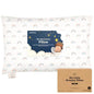 KeaBabies Organic Toddler Pillow with Pillowcase, Jumbo 14X20 - Soft Cotton Toddler Pillows for Sleeping - Machine Washable - Perfect for Travel, Toddler Bed Set (Jolly Rainbow) - color: Jolly Rainbow