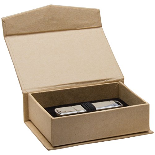Neil Enterprises Inc. Brown Natural Kraft Paper Flash Drive Box