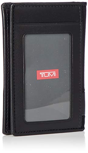 Tumi 01192274 ALPHA SLG Multi-Window Card Case Official Genuine Product, Black, One Size