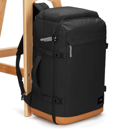 Pacsafe GO Anti Theft 34L Carry-on Backpack, Jet Black - color: Jet Black