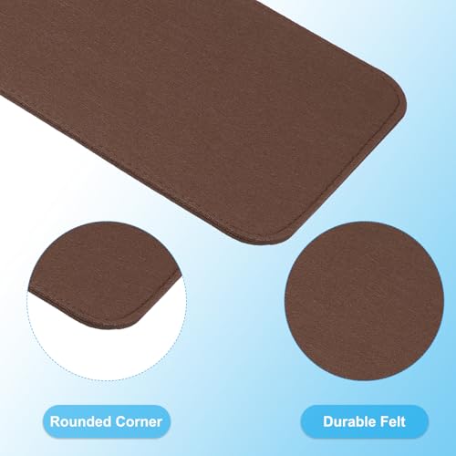 PATIKIL Felt Base Shaper, Bag Bottom Shaper Pad Purse Liner Board Insert Oval for Handbags Tote Crossbody Bag Backpack - color: Brown, size: 15x7 Inch (Pack of 2)