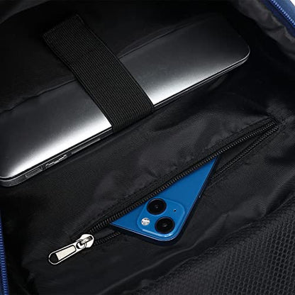 Kalesi Gym Duffle Bag Backpack 4-Way Waterproof with Shoes Compartment for travel Sport Hiking laptop (dark blue) - color: Dark Blue