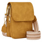 Fashion Small Crossbody Bags for Women Trendy Designer Cell Phone Purses Wallets with Card Holder Anti Theft Travel - color: Yellow