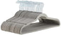 Amazon Basics Slim Velvet Non-Slip Space Saving Suit Clothes Hangers, Closet Organizer, Gray/Silver, 50-Pack - color: Gray/Silver, size: Pack of 50