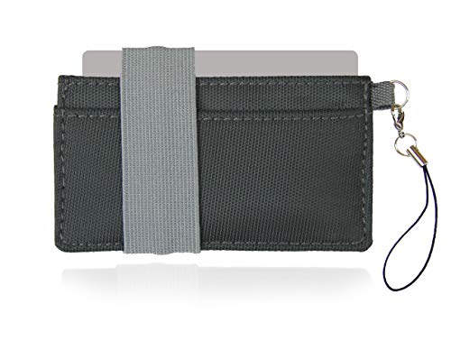 Crabby Wallet - Thin Minimalist Front Pocket Wallet - Canvas Series - Credit Card Holder - Small Travel Wallets - Compact Wallets For Men and Women - Carry Cards, Cash, Phone, Keys (Mona) - color: Mona