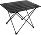 Folding Camping Table – Ultralight Aluminum Portable Table for Camping, Hiking, Backpacking, Picnic, Beach, BBQ – Compact Lightweight Collapsible Travel Side Table for Outdoor, RV, (1) - size: Small
