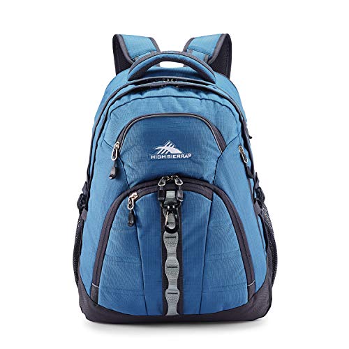 High Sierra Access 2.0 Laptop Backpack, Graphite Blue/Mercury, One Size - color: Graphite Blue/Mercury