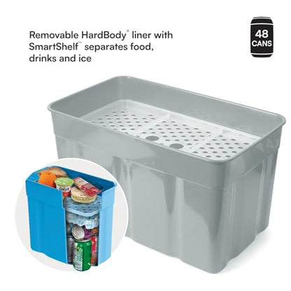 Titan by Arctic Zone Deep Freeze Cooler - Zipperless Hardbody Cooler - Deep Freeze Insulation, HardBody Liner, and SmartShelf - color: Jungle Hunt, size: 48 Can
