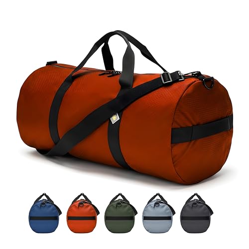 75L Hauler Duffel Bag, Heavy-Duty Gear Bag, 1050D Tuff Cloth, Diamond Ripstop, Reinforced Stitching - Orange (14" x 30") - color: International Orange, size: 14" x 30" (75 Liters)