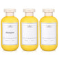 3 PACK Travel Shampoo Bottle, Empty Plastic Squeeze Bottles 6.8oz with Flip Cap, Lotion Container for Toiletries Travel Size Shampoo and Conditioner - color: Yellow, size: 6.8 oz