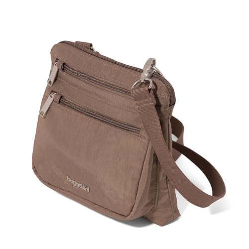 Baggallini Securtex Anti-Theft Crossbody - color: Portobello