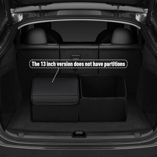car organizers and storage for SUV,trunk organizer for sedan, leather foldable sleek box with lid,collapsible cargo bins, tool accessories containers,Collapsible Suede velvet (13 inch Covered) - size: 13 inch Covered