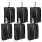 BeeGreen Black Shoe Organizer Set - 6 Pack Shoe Bags For Travel with Zipper Closure and Handle,Stylish and Portable Nylon Shoe Storage for Men and Women's Travel Gifts and Home Storage - style: Black