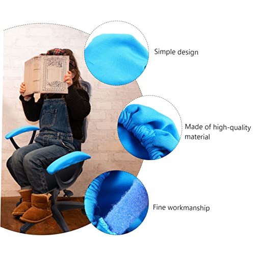 Elastic Polyester Chair Armrest Covers Protective Sleeves for Study Chairs Stretchable Pressure-Relief Suitable for Office Home Gaming and Airplane Seating