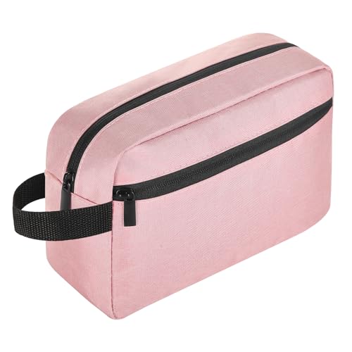 Icramsy Travel Toiletry bag Toiletry bag for women men Hanging Cosmetic bag Travel accessories for Women Men (Pink) - color: Pink