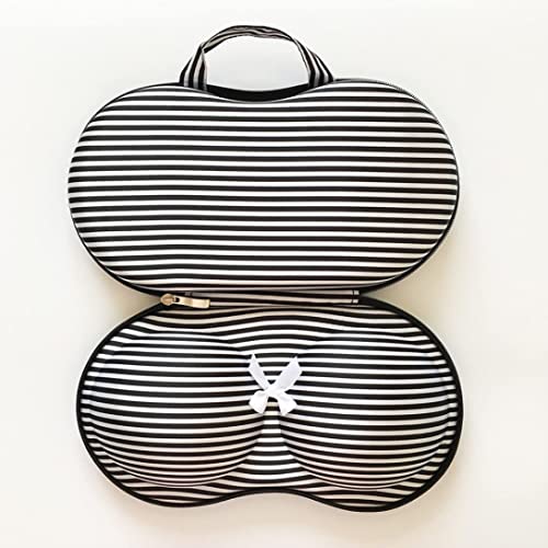 Portable Bra Bag with Net Bra Case Bra Organizer Portable Travel Bra Storage Box for Travel (Pattern 5).
