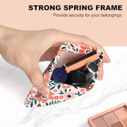 2Pcs PU Leather Small Squeeze Coin Purse Pouch Mini coin Bag Unique And Cute Wallet Cosmetic Bags Change Bag For Women Girls Men Color Crush - color: Color Crush
