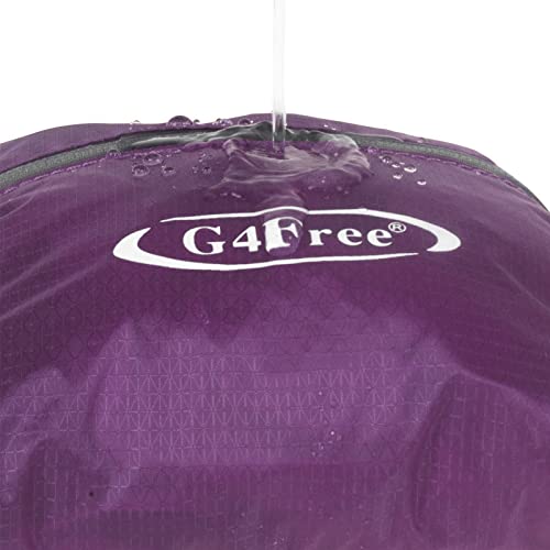 G4Free 20L Lightweight Packable Backpack Travel Hiking Daypack Foldable Backpack for Men Women - color: A-purple