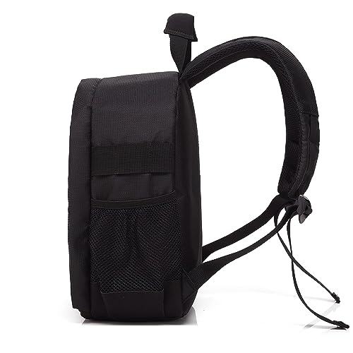 Waterproof SLR/DSLR Camera Backpack Shoulder Bag Travel Case For Canon Nikon Sony Digital Lens (Medium, Grey) - color: Grey, size: Medium