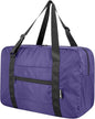 Foldable Travel Duffle Bag, Airlines Approved Carry On Bag Weekender Overnight Bag for Men Women, 23L (Purple) - color: Purple, size: 23L