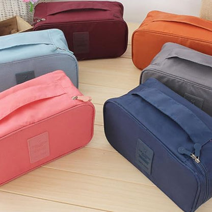 Travel Underwear Organizer for Luggage, A Compact and Portable Design, Gray, Women-Adult, 1 Count, 26x12cm/10.23x4.72in - color: A